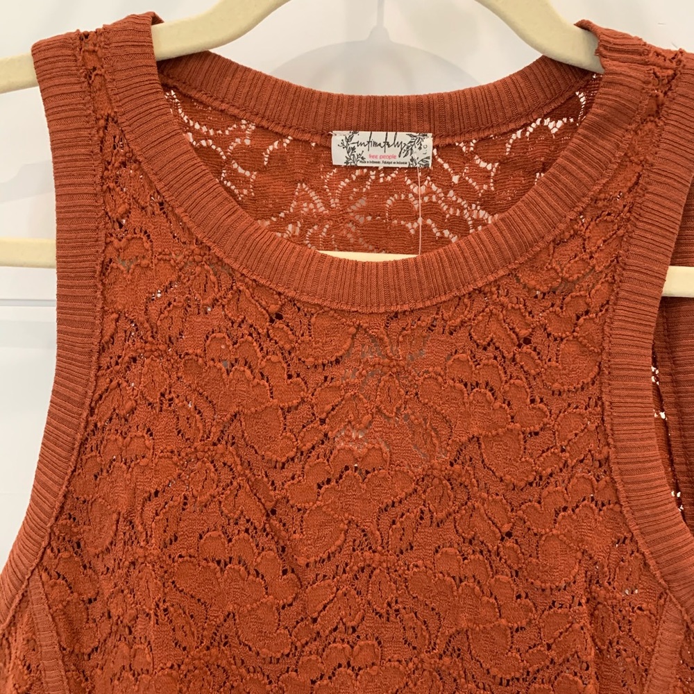 Free People Intimates Tank in Rust - Picture 3 of 3